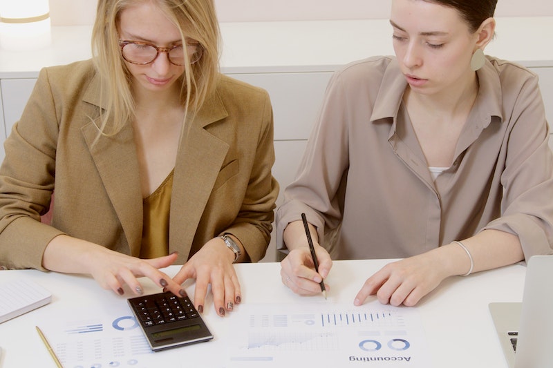 Women Working Together at the Office