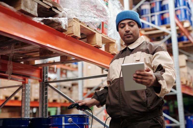 Man Holding Digital Tablet 