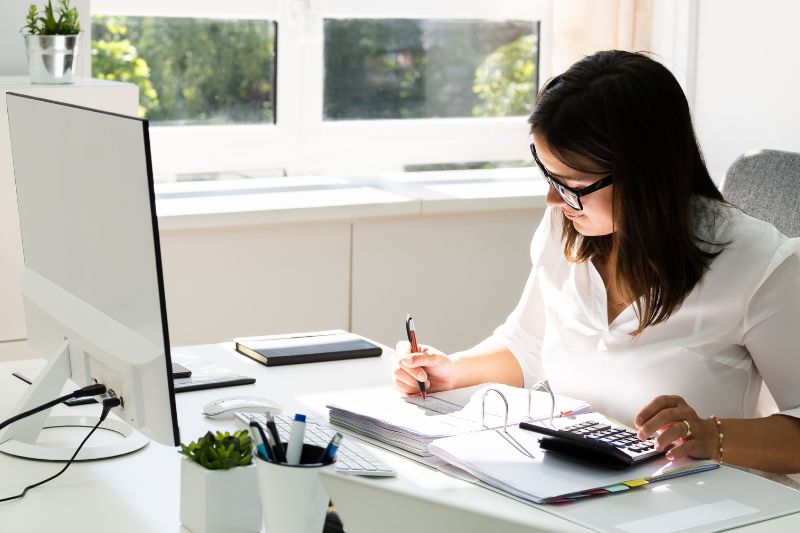 accountant at work