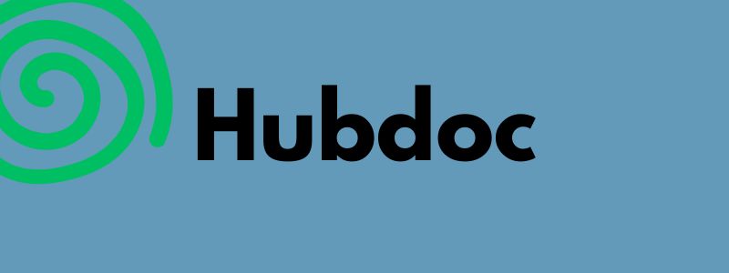 Hubdoc logo shown as one of the top dext alternatives