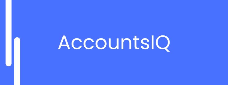 AccountsIQ logo highlighting one of the best cloud accounting software platforms