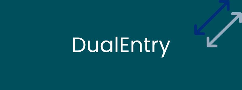 DualEntry logo highlighting one of the best cloud accounting software platforms