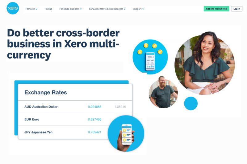 Xero multi-currency feature compared in xero vs sage for small business efficiency